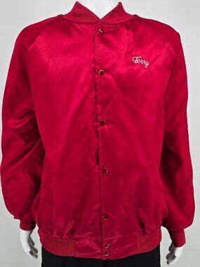 Vintage 1990s WestArk "Terry" Missouri State Parks Passport Satin Jacket (2XL)